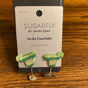 BaubleBar Green Margarita Earrings
